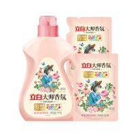 立白 大师香氛天然洗衣液 套装2kg(1kg×1瓶+500g×2袋)