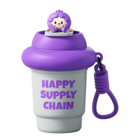 世大家 甜筒派对保温杯380ml蓝莓味(紫色)