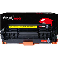 绘威 臻享版 CE411A 305A硒鼓 蓝色易加粉 适用惠普/HP M351 M451nw M451dn/dw墨盒