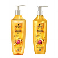 施华蔻(Schwarzkopf) 金纯盈润精油洗护组合洗发水400ml+护发素400ml