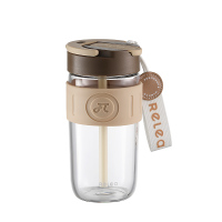 物生物 星语咖啡便携玻璃杯520ml醇厚咖