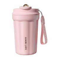 GOOM格沫 星环咖啡杯GM-23AW-K1375mL水樱粉