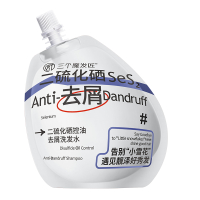 三个魔发匠 二硫化硒控油去屑洗发水200ml*2袋