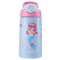 虎牌(tiger) 儿童保温吸管杯2.0 400ML HBC-GIZ131美人鱼