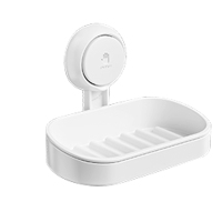 太力(TAILI) 吸盘壁挂式免打孔香皂架 单层*1白色