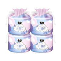 洁柔(C&S) 洗脸巾绵柔巾卷筒式 50节*4包