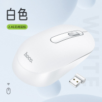 HOCO. GM14铂品2.4G商务无线鼠标白色