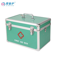 爱备护 16寸铝合金急救箱ABH-DS004(空箱)绿色/个