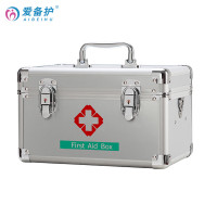 爱备护 12寸铝合金急救箱ABH-DS002(空箱)金属银/个