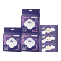 全棉时代(Purcotton) 超薄夜用组合装6包(420mm3片*3包+M-L码2片*3包)