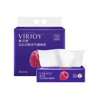 唯洁雅 厨房纸加厚食品级抽纸60抽*3包*1提
