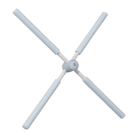 yottoy 伸缩款形体棍瑜伽开背棍开肩神器美背部训练器材蓝色