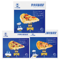小牛凯西 成品披萨多种口味套餐培根味180g*3盒+火腿味180g*2盒+烤肉味180g*2盒