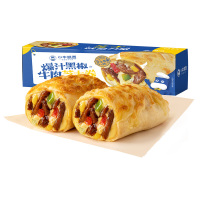 小牛凯西 爆汁黑椒牛肉芝士卷130g*6盒