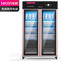 乐创(lecon)商用消毒柜中温餐具柜密胺400L消毒柜不锈钢大型学校餐厅饭堂800L消毒碗柜LC-J-XD1000A