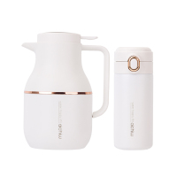 爱奇屋(aichiw) 水彩保温壶保温杯两件套AI-N086 1200+300ml 白色