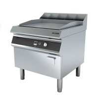 乐创 (lecon)商用电磁扒炉 电热平扒炉西餐牛排铁板烧立式炉 8KW LC-J-PLE108