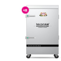 乐创(lecon)商用蒸饭柜 学校企业酒店食堂单门蒸箱蒸包炉馒头炉 4盘普通款LC-J-ZFP04