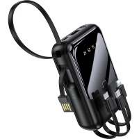 HOCO. CJ16机线宝移动电源 10000mAh 黑色