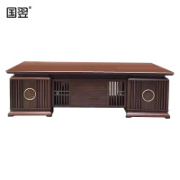 国翌 GY-BGZ-241007班台办公桌老板桌2.4米 办公家具职员桌主管桌电脑桌2400*1000*780mm