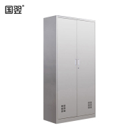国翌 GY-QJG-090418清洁柜不锈钢储物收纳柜 工厂保洁柜卫生柜拖把柜置物柜900*400*1800mm