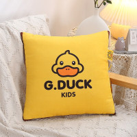 悠梦嘉居 水晶绒 哈罗小黄鸭多功能靠垫被YZ-13901 40*40CM 展开100*150cm