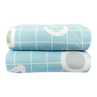 彩虹全线路安全保护双控双温电热毯(特大宽幅)舒适绒2米*1.8米,花色随机 1538AA