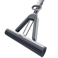 大卫 对折胶棉拖把 家用M14冰峰白(1杆+2头)*