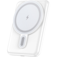 HOCO. CJ19支架款PD20W磁吸快充 移动电源5000mAh白色