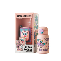 UOOHAlittles 立净口袋保温杯UBW03-A(粉色-爱跳舞的海伦)