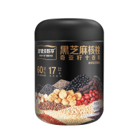好麦多 黑芝麻核桃奇亚籽十谷粉大黑罐 500g