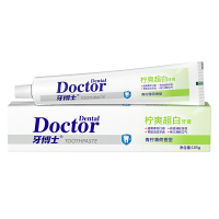 牙博士 柠爽超白牙膏105g*2支