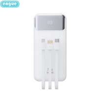 恩谷(ENGUE) 锂聚合物带线数显移动电源EG-LP18 快充*