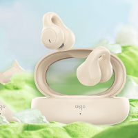 爱国者(AIGO) TW S蓝牙耳机 耳夹式TJ170 米色