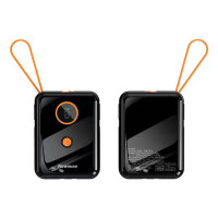 纽曼 自带线10000毫安移动电源 AL07升级版 黑色