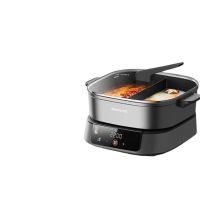 九阳(Joyoung)电火锅 鸳鸯锅 电磁加热 2200W大火力 家用多功能锅6L升烤涮肉分体式多用途锅HG60-G1