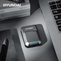 HYUNDAI 滑盖式 蓝牙耳机YH-B031太空灰