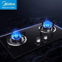 美的(Midea)燃气灶 液化气 4.5KW大火力 台嵌两用 一级能效灶具 JZY-QW08*
