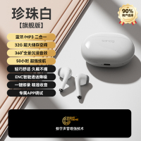 sanag 塞那 蓝牙耳机入耳式运动降噪超无感延迟T81SProMax.32G珍珠白
