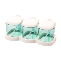 茶花(CHAHUA) 塑料调味套装 3组-B25002 绿色