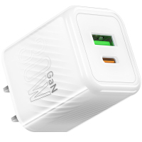 HOCO. CC15双口氮化镓 30W快充头 雅士白