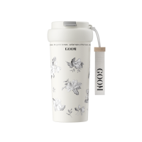 GOOM格沫 能量随行保温杯GM-23AW-B9 600ml雅栀白