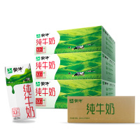 蒙牛(MENGNIU) 家庭装纯牛奶 200ml*10包*3组