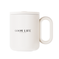 GOOM格沫 趁热拿铁系列马克杯GM-23AW-B10 450ml 皓白