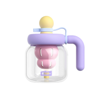 世大家 冰糖葫芦桌面吸管杯730ml 暮山紫