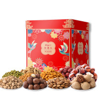 鲜记 鸿运连连坚果礼 1524g