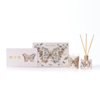 大英博物馆 博物志系列 蝴蝶无火香氛蜡烛香薰礼盒