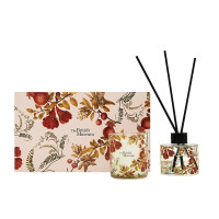 大英博物馆 新巴洛克系列 香薰蜡烛套装富贵花礼盒*