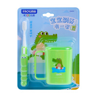 青蛙(FROG) 儿童系列-083牙刷套装(鳄鱼)水杯+牙刷(颜色随机)*1套