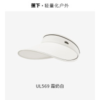 蕉下(BENEUNDER) 女士空顶防晒帽UL56924霜奶白
